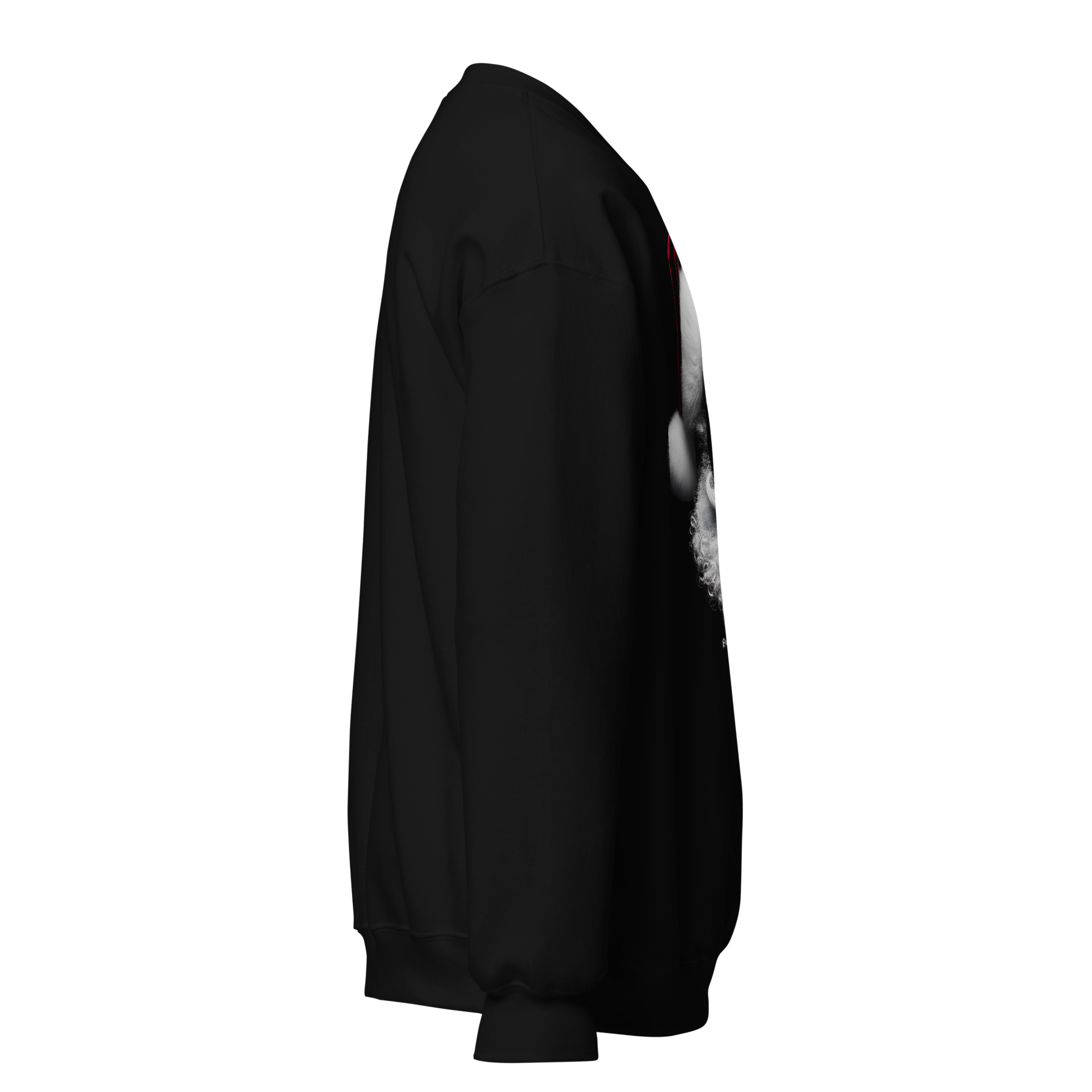 Warm Wishes Black Santa Sweatshirt for Christmas 🎅🏾 | Unisex bukulu