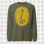 NEW Yellow Floral Tshirt for New Mom, New Dad, New Job, Long Sleeve Tee | Unisex - WHITE