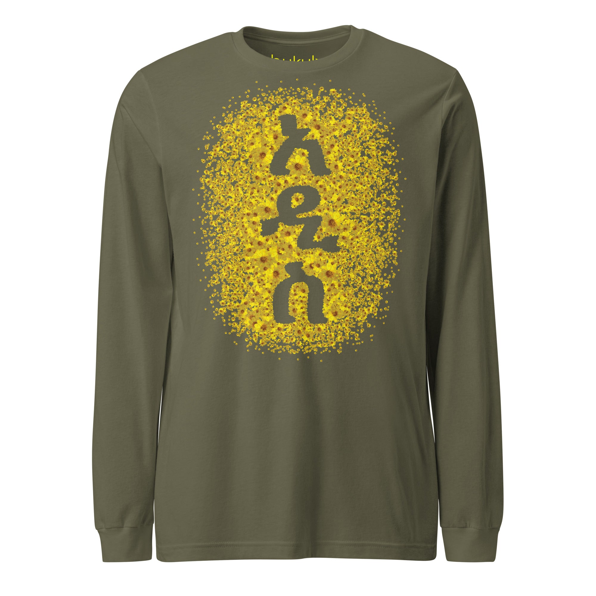 Adey Abeba Ethiopian New Year unisex long sleeve tee in military green