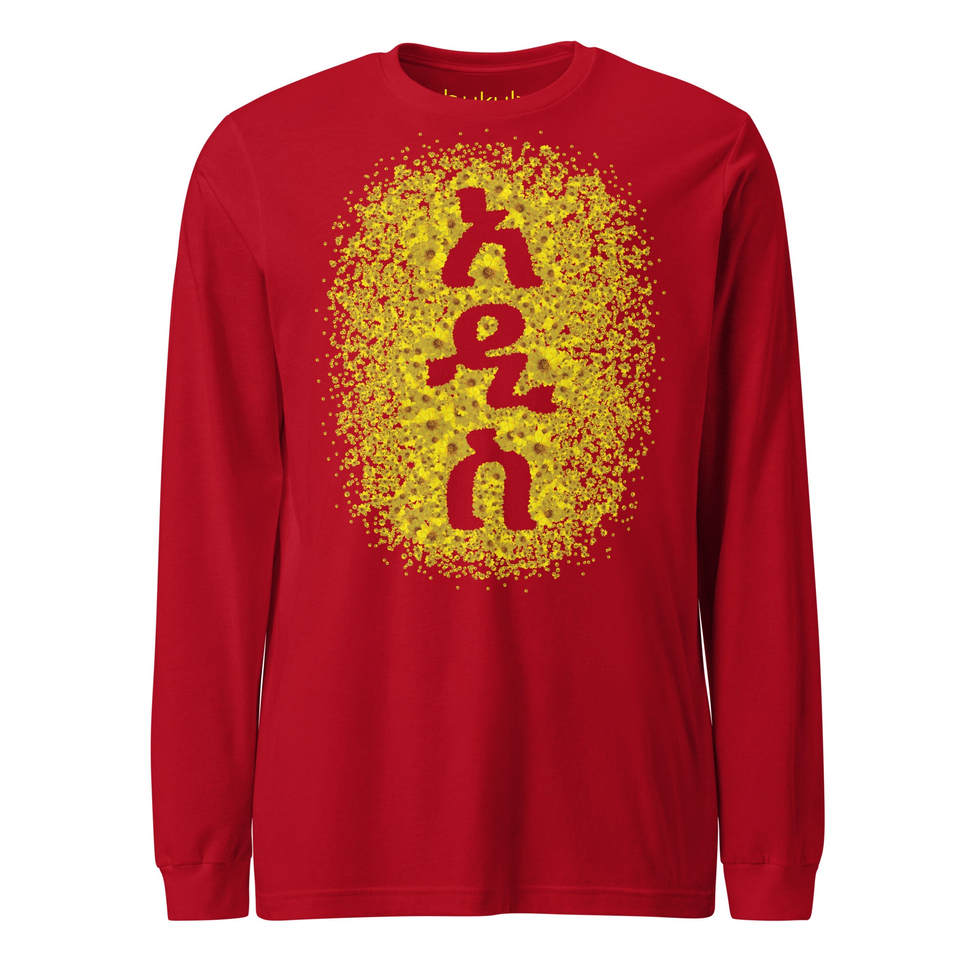 Adey Abeba Ethiopian New Year unisex long sleeve tee in red