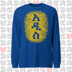 አዲስ ዓመት - New Year Adey Abeba | Yellow Daisy Flower Long Sleeve Tee Mens
