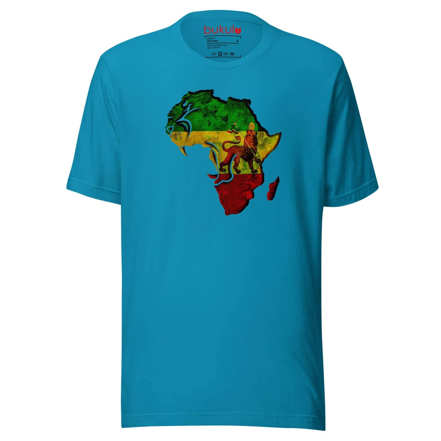 Roar Rasta T-Shirt in Rastafari Lion of Judah Flag | Unisex