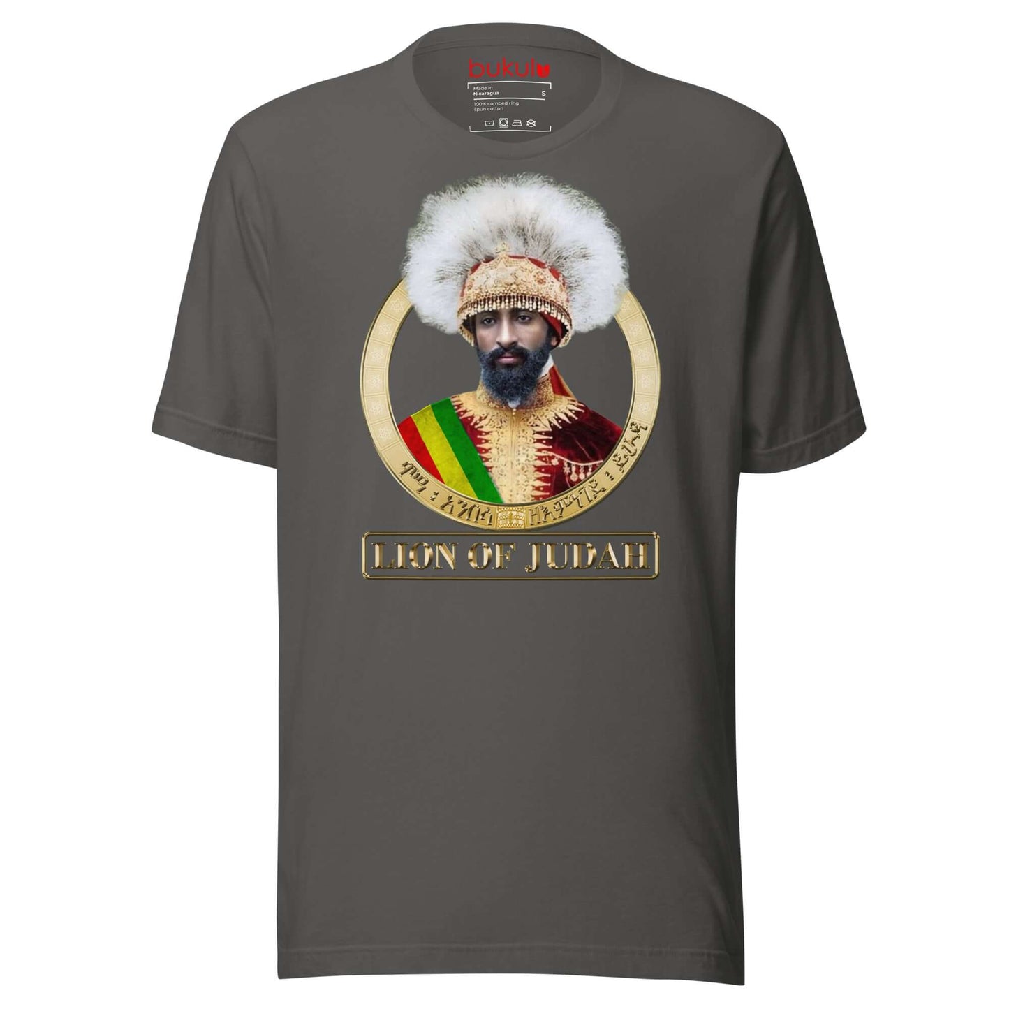 Lion of Judah Shirt Haile Selassie I T-Shirt Rastafari Shirt  Unisex - bukulu