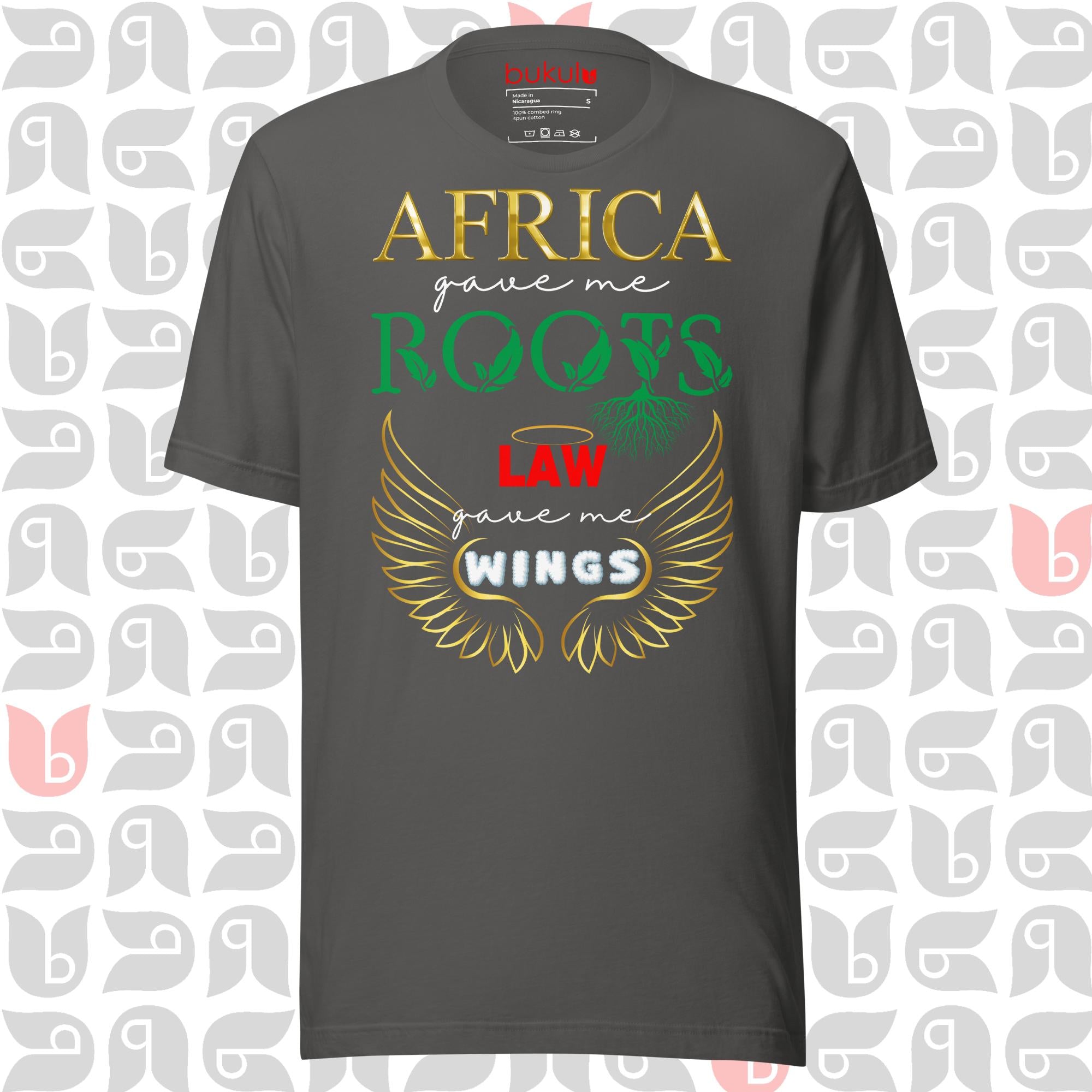 Africa Roots Law Wings T-Shirt | Unisex