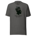 Haile Selassie King of Kings Rasta T-Shirt in asphalt