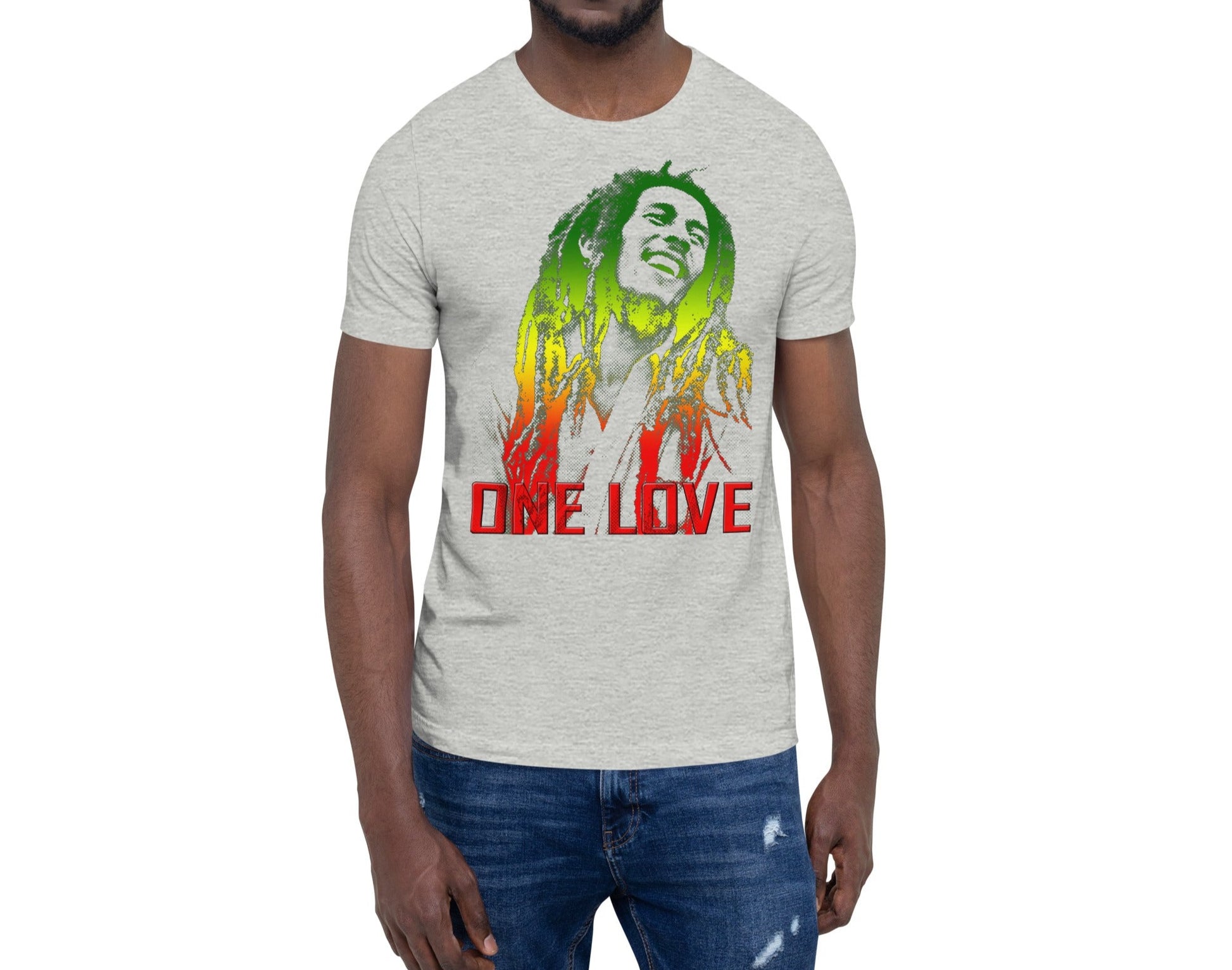 Bob Marley One Love T-Shirt Front View