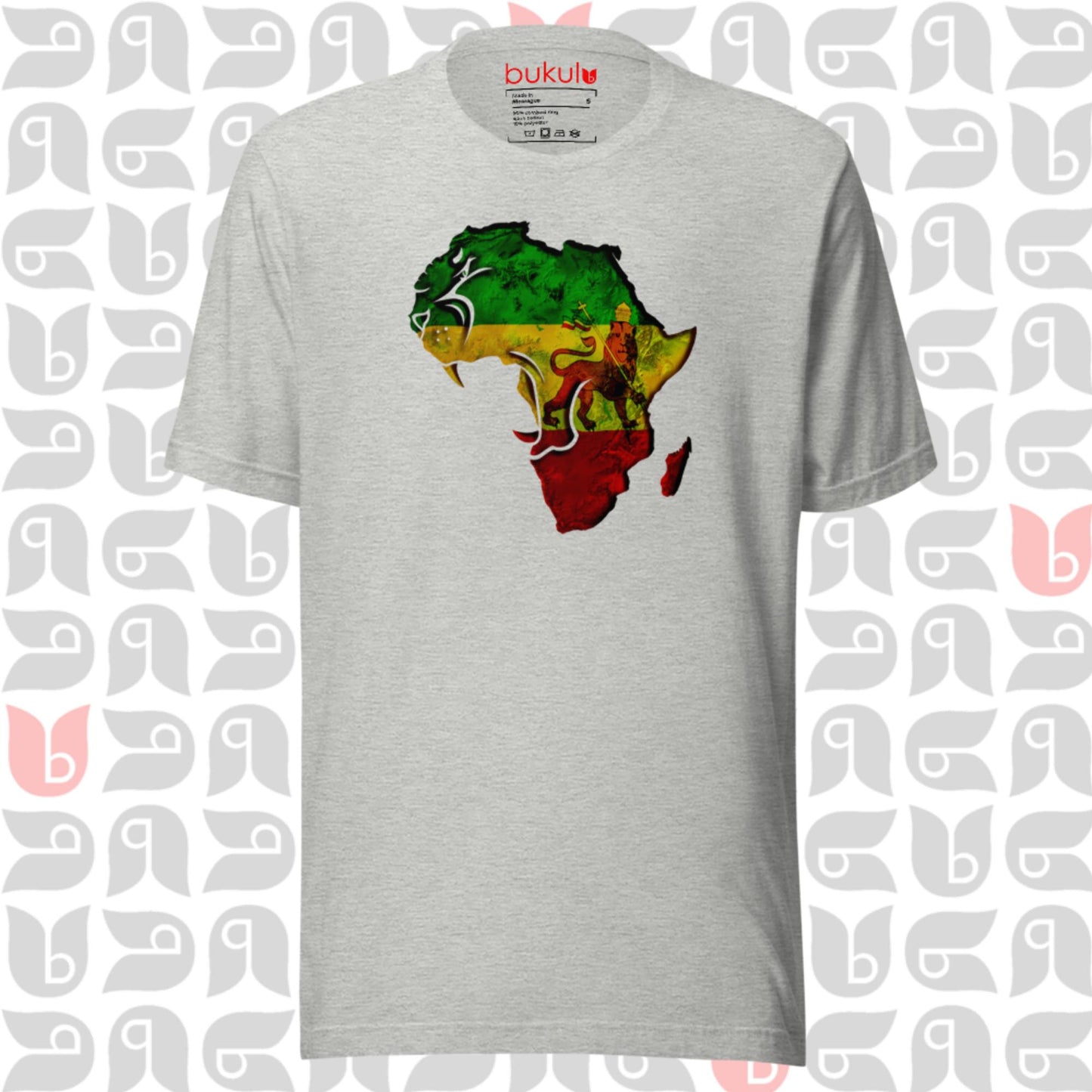 Roar Rasta T-Shirt in Rastafari Lion of Judah Flag | Unisex