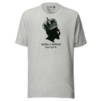 Haile Selassie King of Kings Rasta T-Shirt in athletic heather