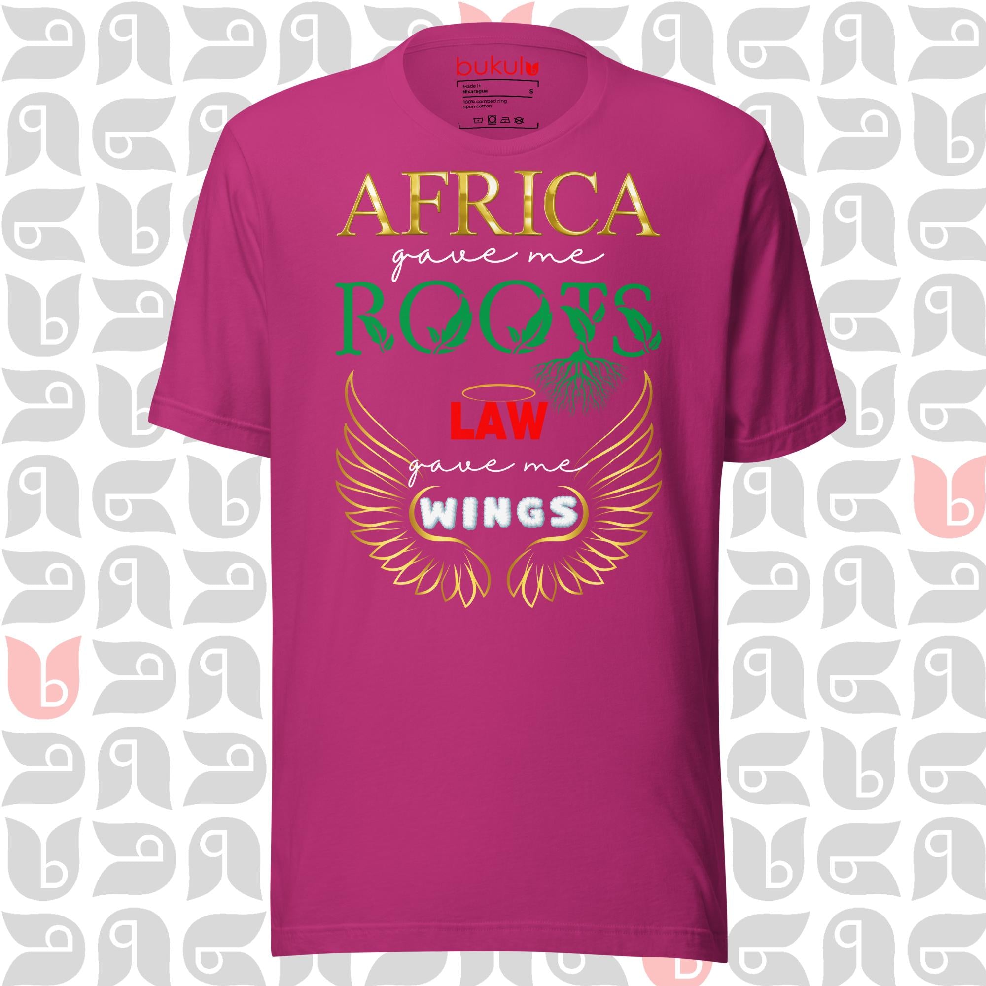 Africa Roots Law Wings T-Shirt | Unisex
