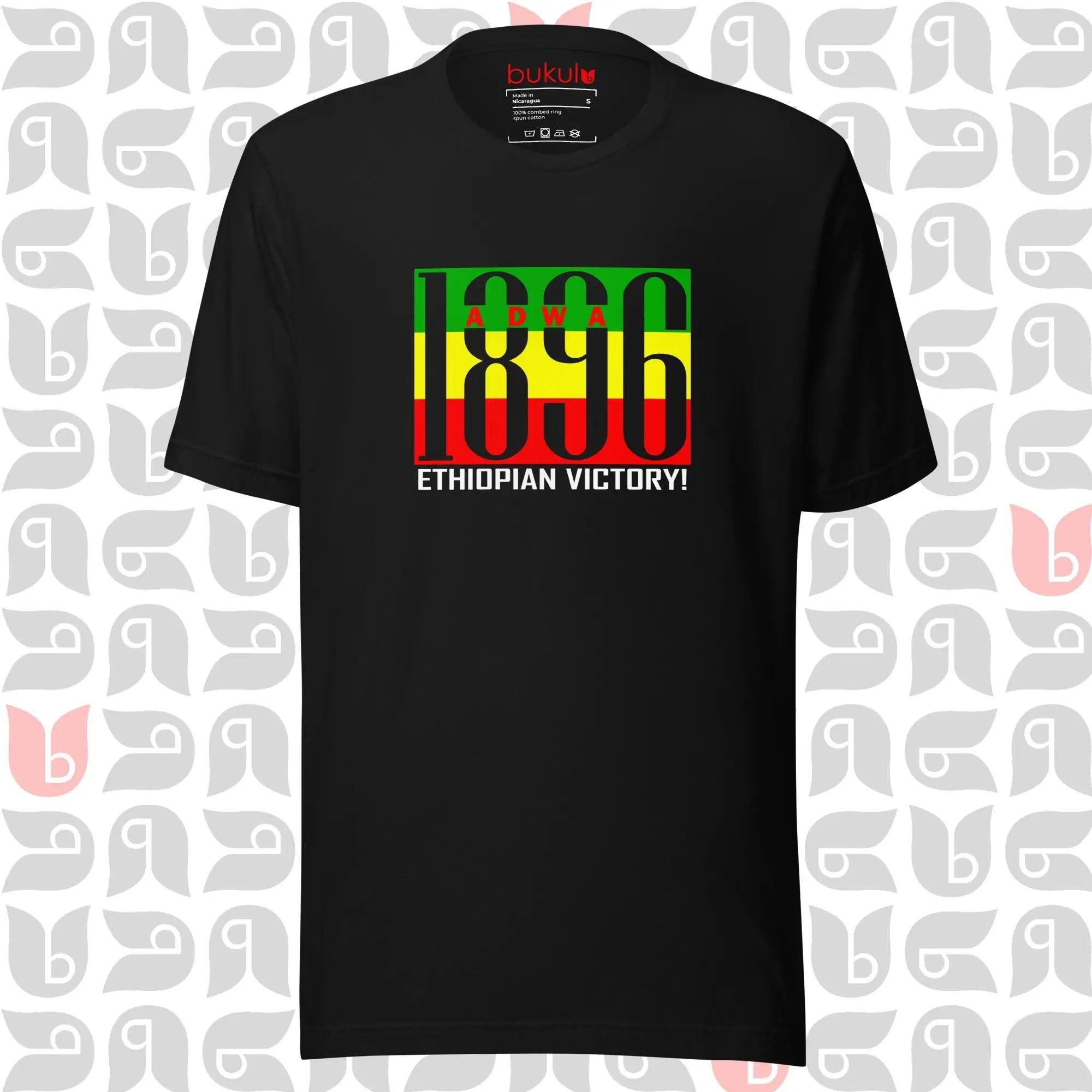 Adwa 1896 Ethiopian Victory Unisex T-Shirt - Celebrate History & Heritage bukulu