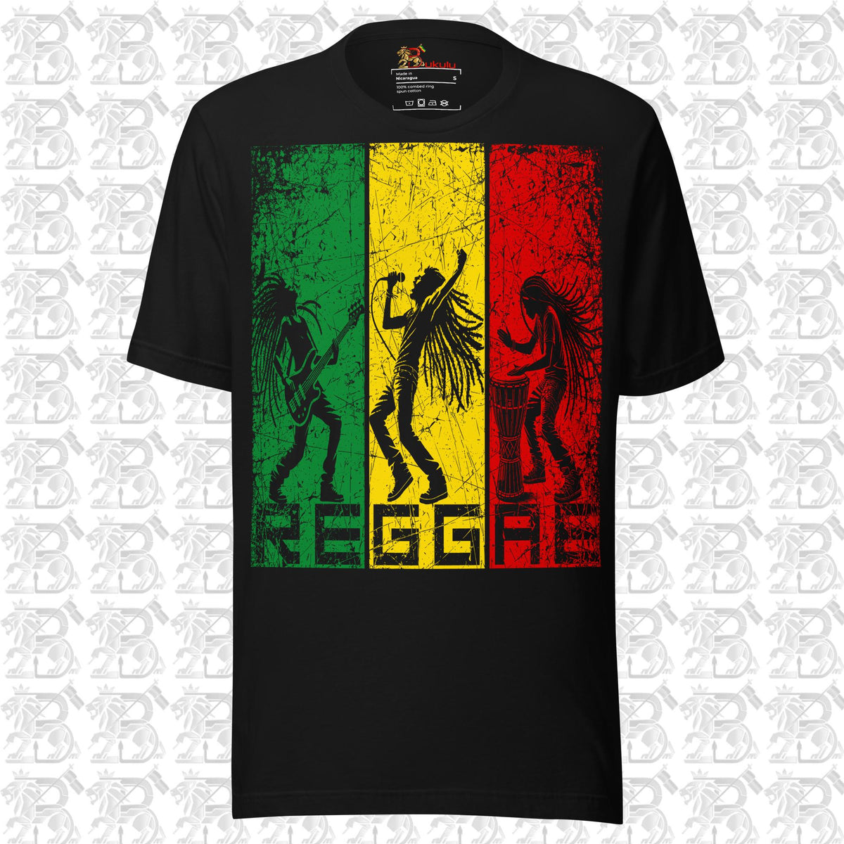 Bob Marley reggae legacy portrait inspired design