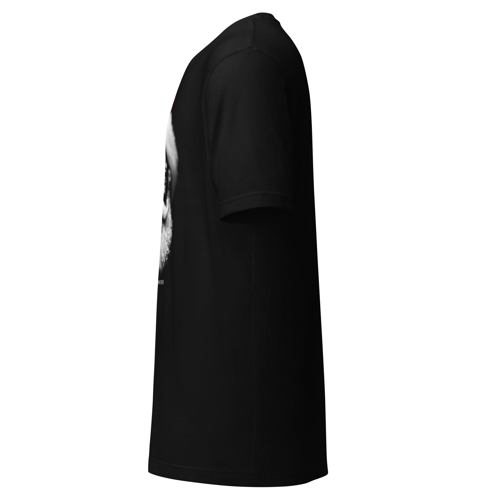 Black Santa T-Shirt – Warm Wishes Perfect Christmas Gift for Everyone bukulu