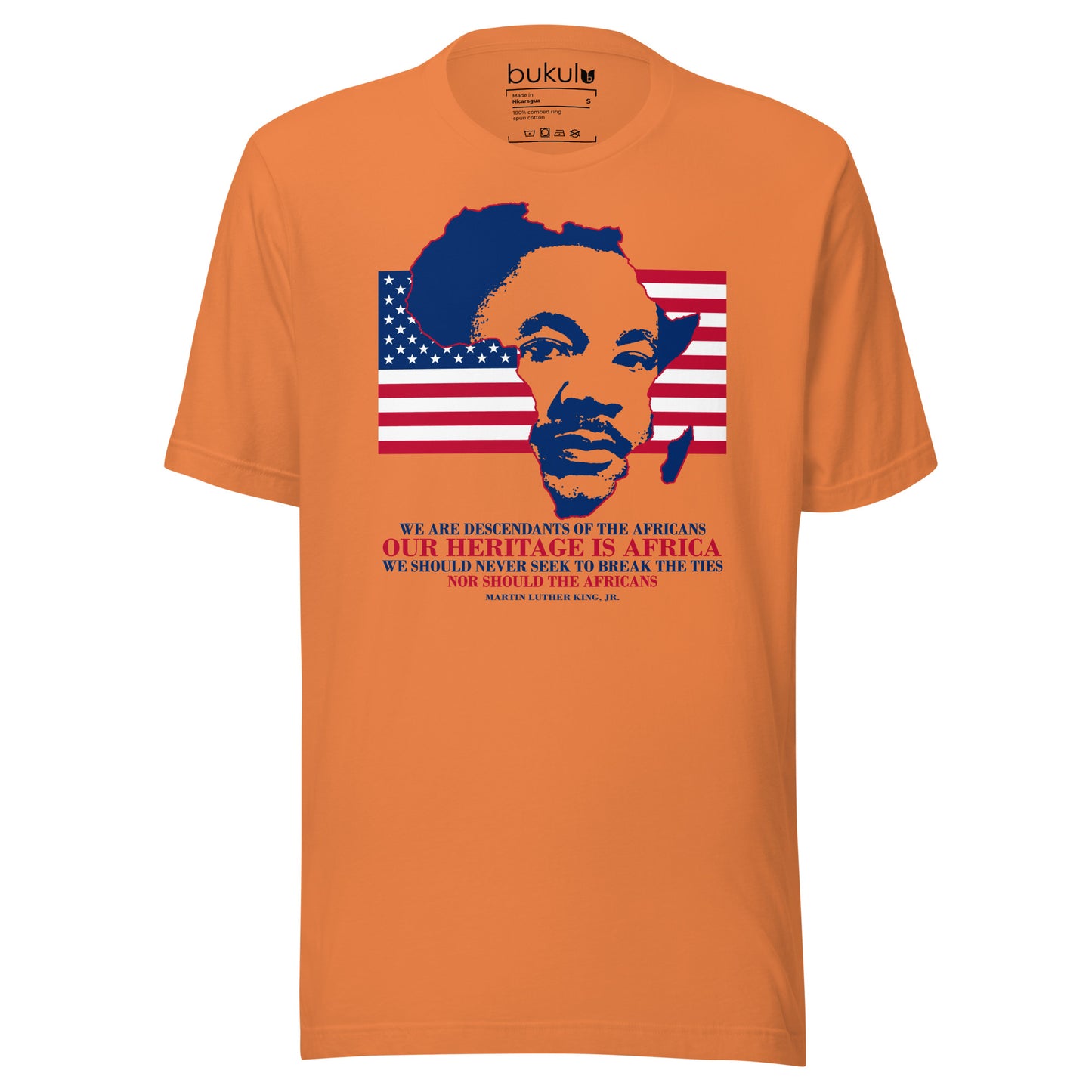 Martin Luther King Shirt for African Americans or Pan-Africanism Unisex - bukulu