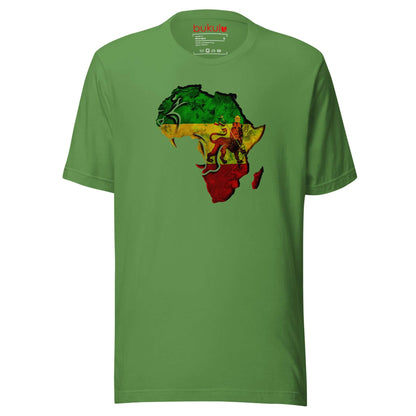 Roar Rasta T-Shirt in Rastafari Lion of Judah Flag | Unisex