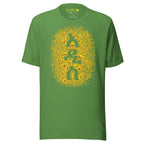Adey Abeba Ethiopian New Year unisex T-shirt in leaf green