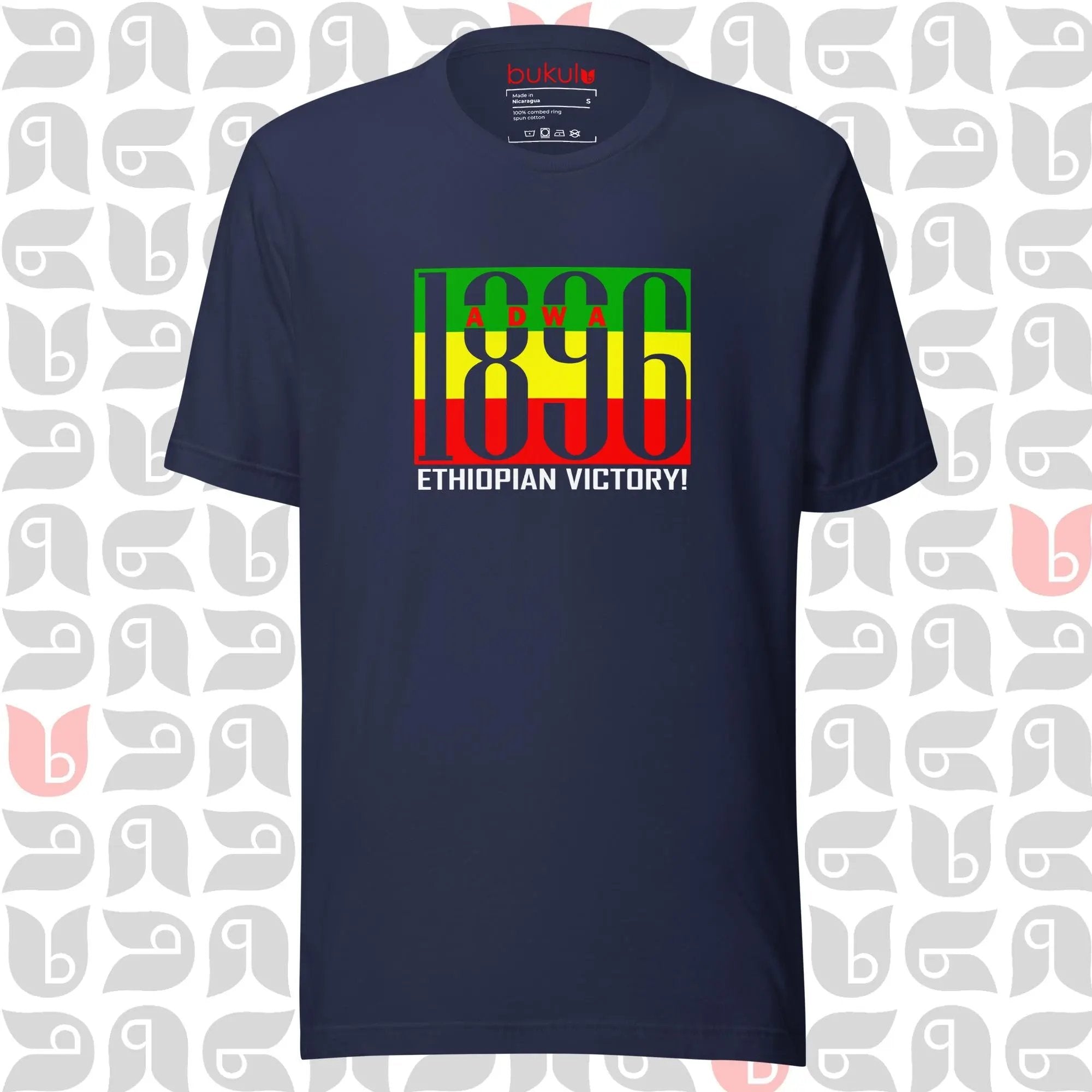 Adwa 1896 Ethiopian Victory Unisex T-Shirt - Celebrate History & Heritage bukulu