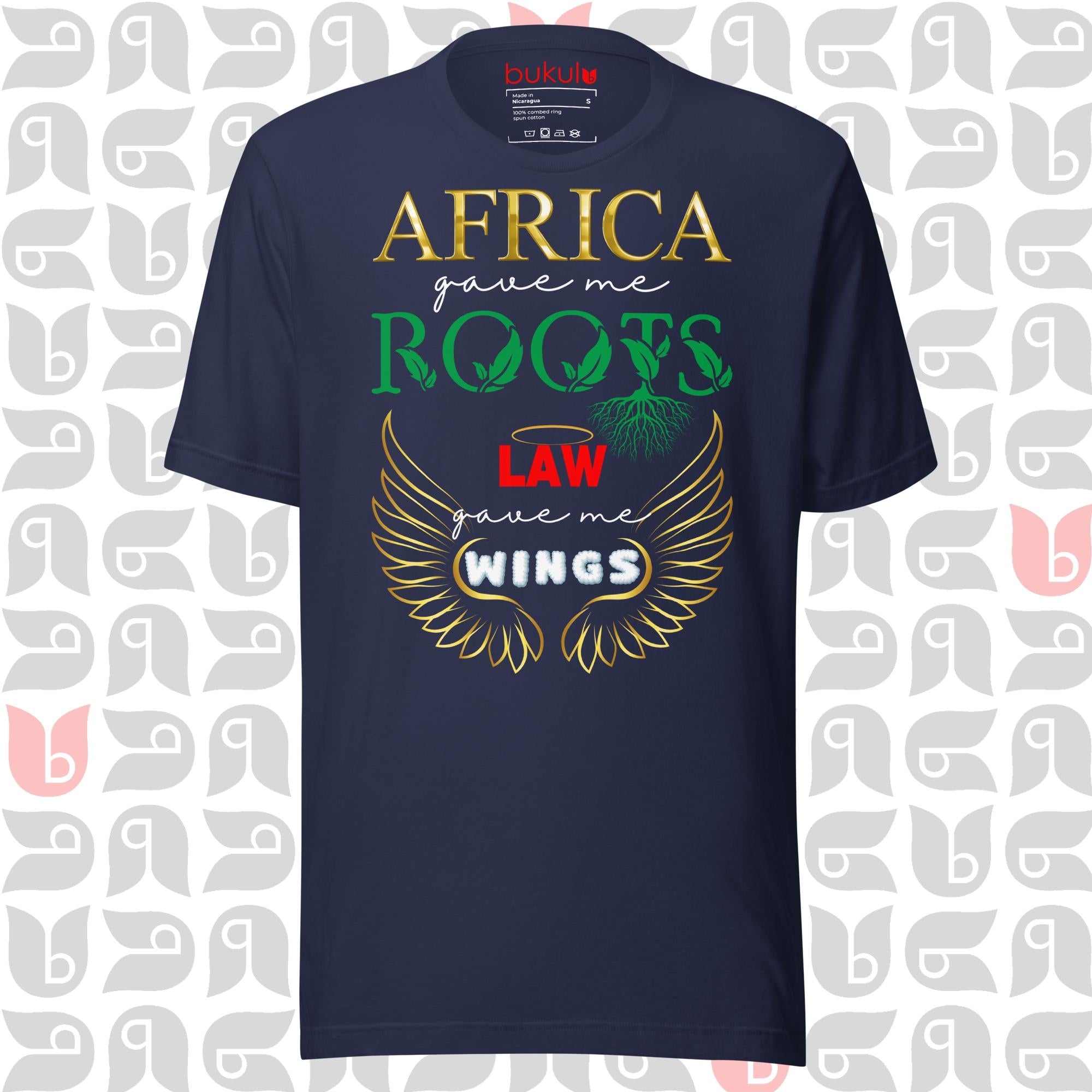 Africa Roots Law Wings T-Shirt | Unisex
