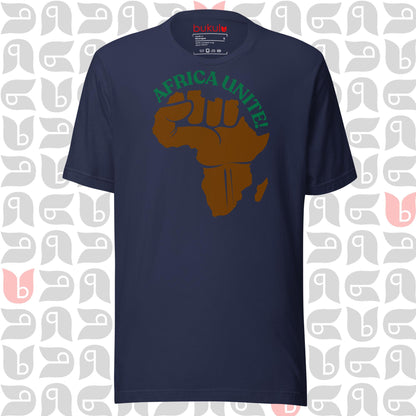 Africa Unite! Africa Map T-Shirt - Unisex Cultural Pride Tee