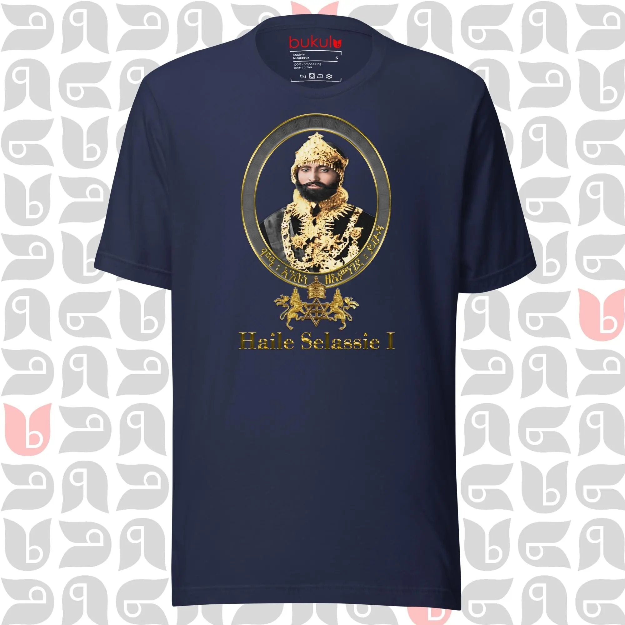Haile Selassie I T-Shirt in Navy