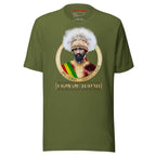 Eco-friendly Lion of Judah T-Shirt - sustainable fashion meets Rastafarian culture.