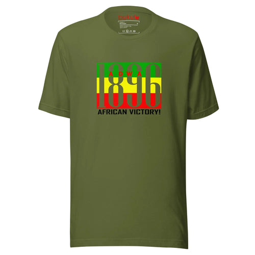 The Battle of Adwa 1896 an African Victory T Shirt Symbol of Pan-Africanism Unisex bukulu