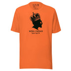 Haile Selassie King of Kings Rasta T-Shirt in orange