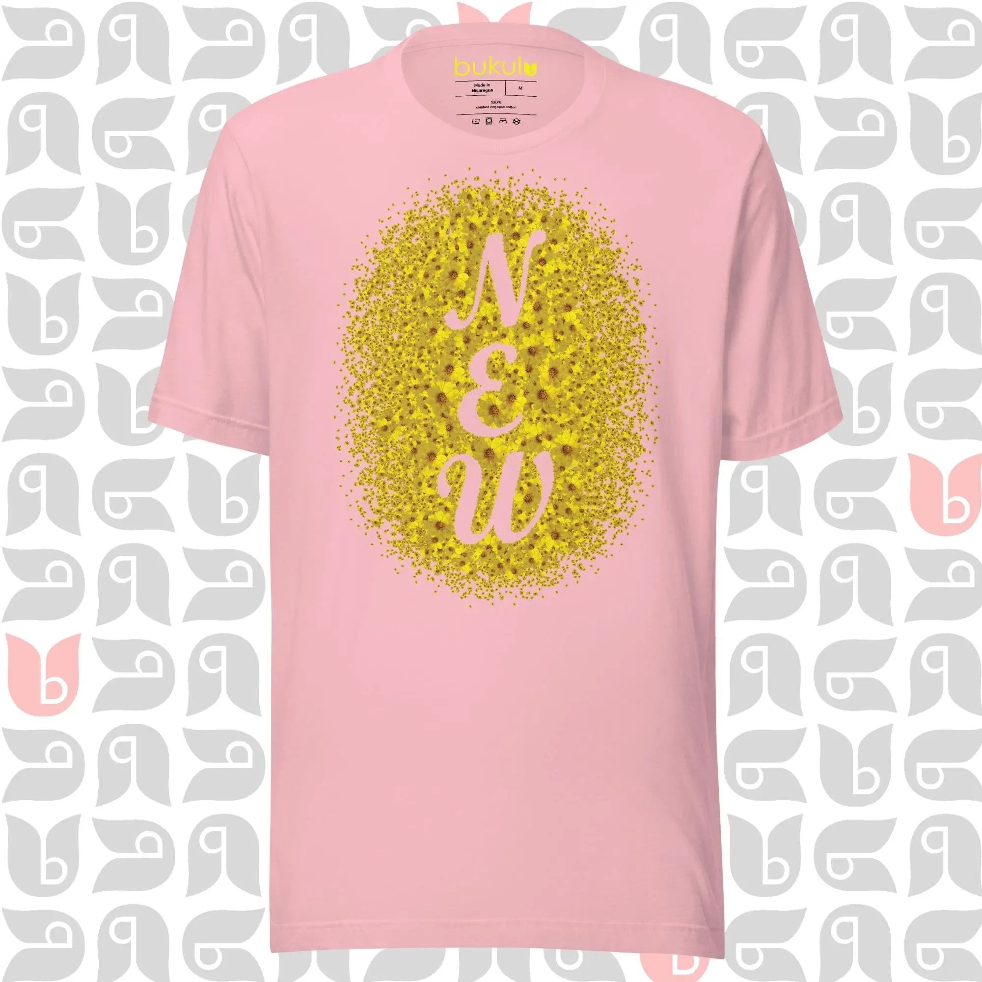 Yellow Floral Shirt Gift for New Home, New Mom, New Dad, New Job, New Baby, New Year 🌼 | Unisex bukulu