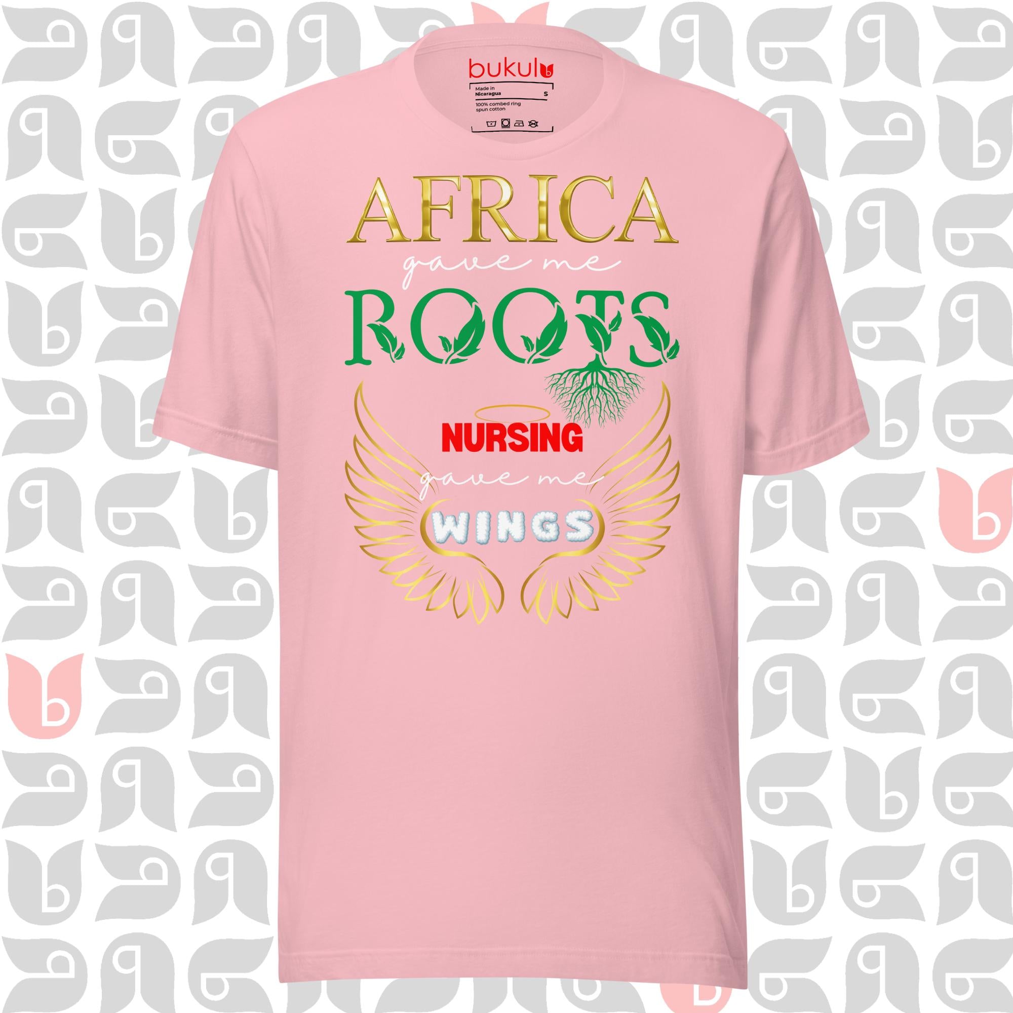 Africa Roots Nursing Wings T-Shirt | Unisex