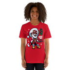 Holiday Swag Santa: Stylish Mistletoe & Urban Fashion Tee, Kiss Me I'm Santa Shirt, African-American Santa in Pimp-Style T-Shirt | Unisex - bukulu