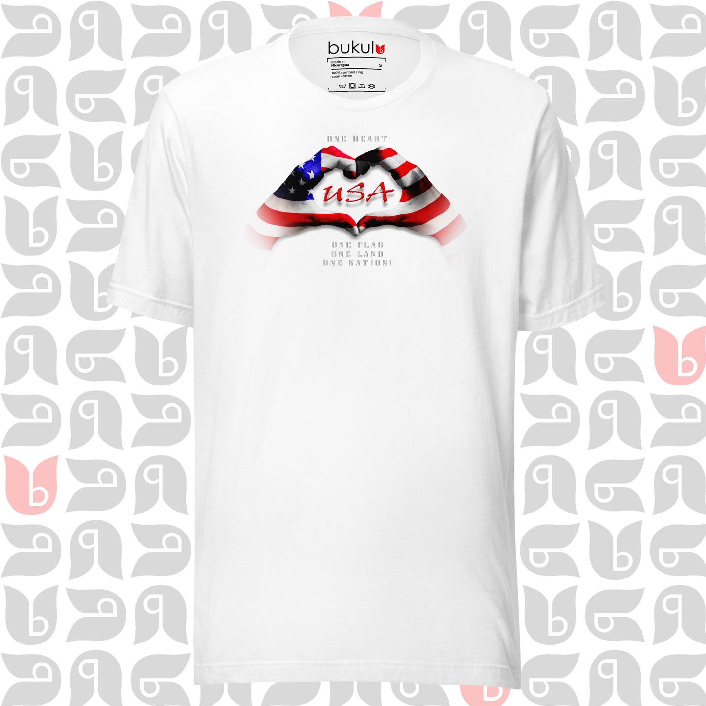 Hands Heart USA Flag Shirt | Unisex