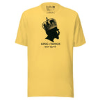 Haile Selassie King of Kings Rasta T-Shirt in yellow